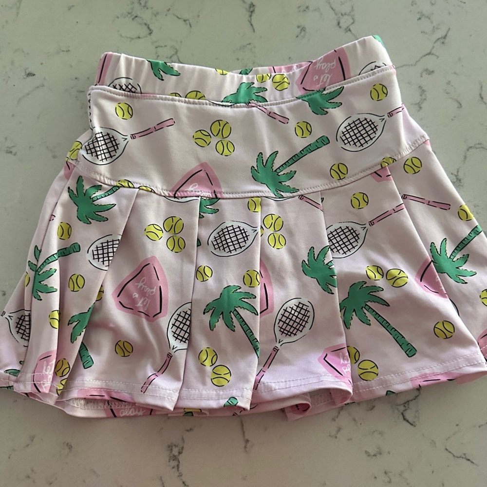 Tropical Print Pink Skirt for Kids
